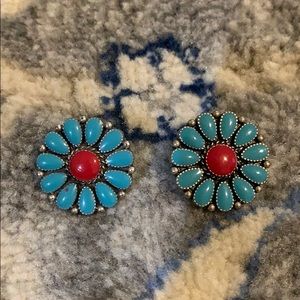 Flower earrings